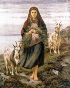 Connemara Girl Save the Old Irish Goats